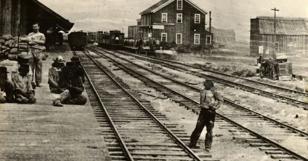 Massage therapy in Reno NV with a view of the historic railway station and early train tracks from the city’s past